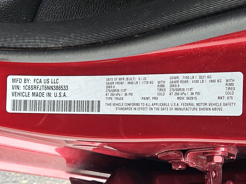 2022 RAM 1500 Laramie