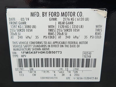 2019 Ford Explorer Limited