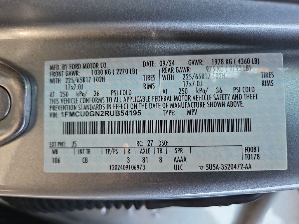 2024 Ford Escape Active