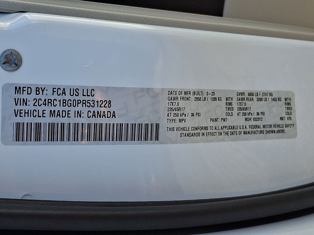 2023 Chrysler Pacifica Touring L