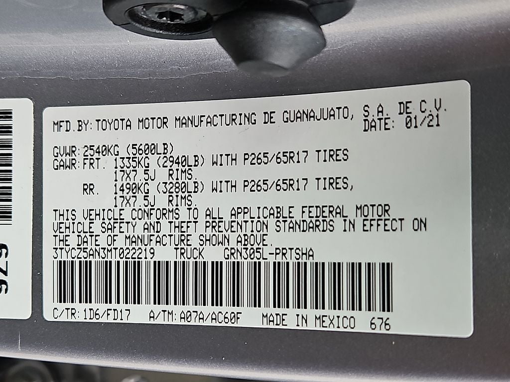 2021 Toyota Tacoma TRD Sport