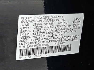 2022 Acura MDX w/A-Spec Package