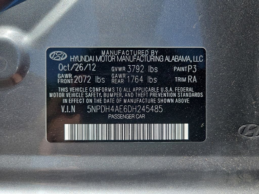 2013 Hyundai Elantra GLS