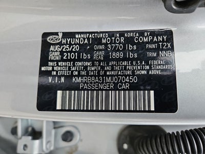 2021 Hyundai Venue SE