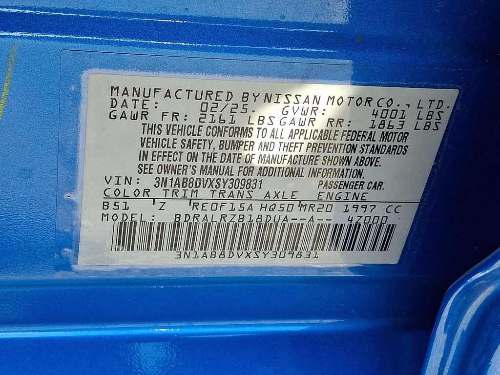 2025 Nissan Sentra SR