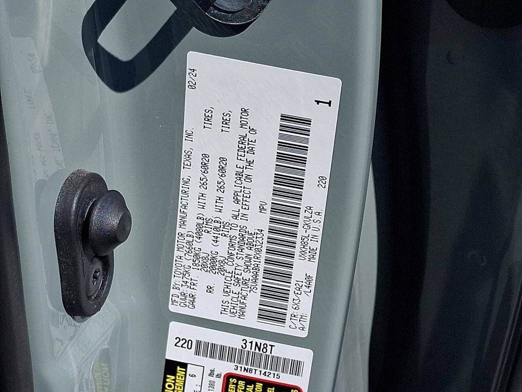 2024 Toyota Sequoia Limited