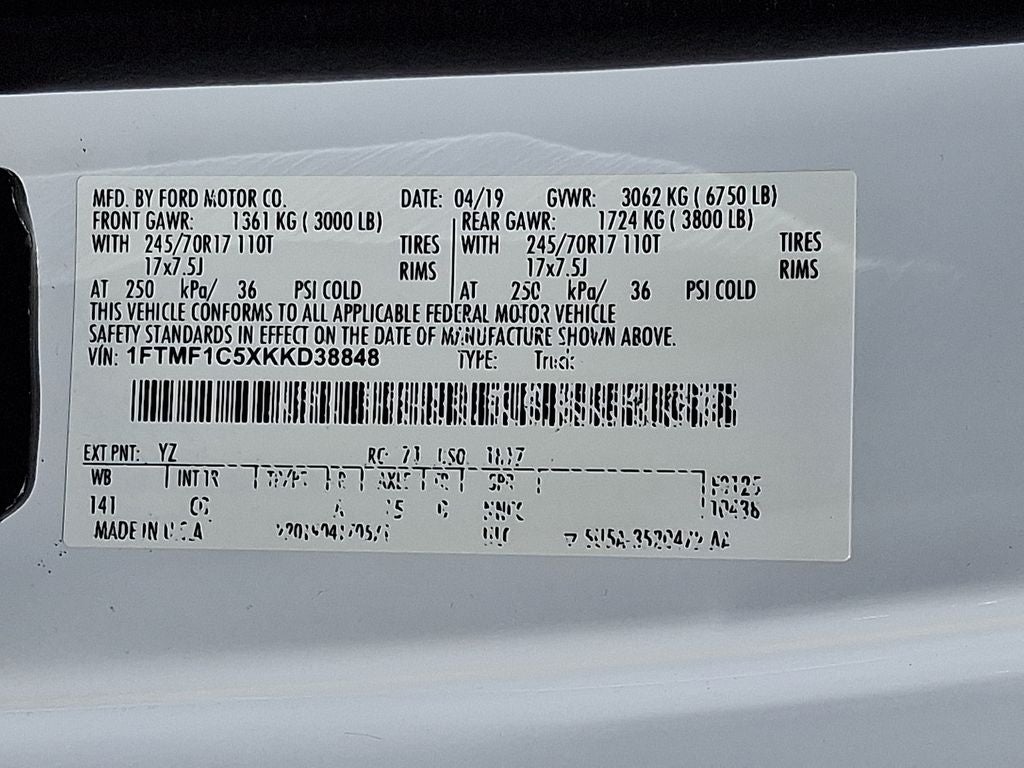 2019 Ford F-150 XL