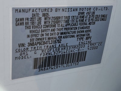 2026 Nissan Kicks SV