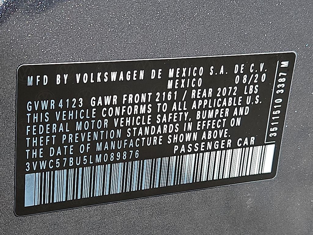 2020 Volkswagen Jetta S