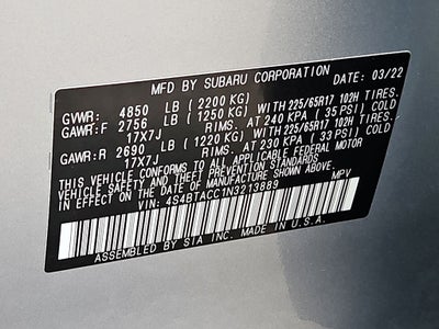 2022 Subaru Outback Premium