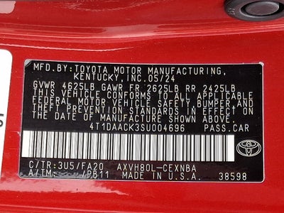 2025 Toyota Camry Hybrid LE