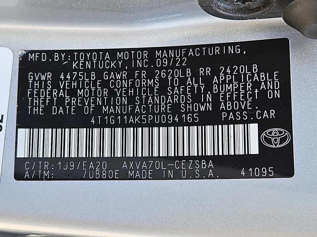 2023 Toyota Camry SE