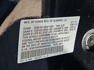2019 Honda Pilot EX-L