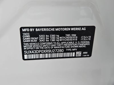 2024 BMW X3 sDrive30i
