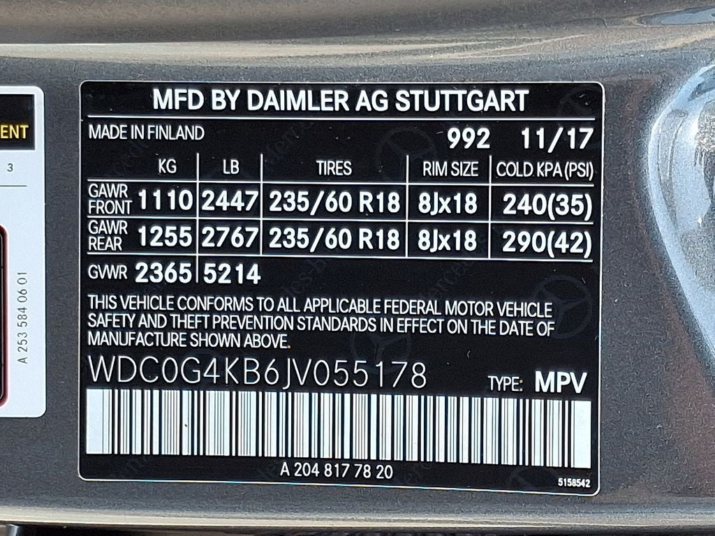 2018 Mercedes-Benz GLC 300