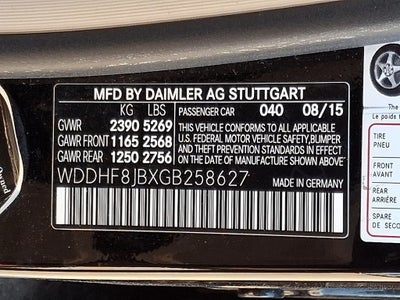 2016 Mercedes-Benz E-Class Sport