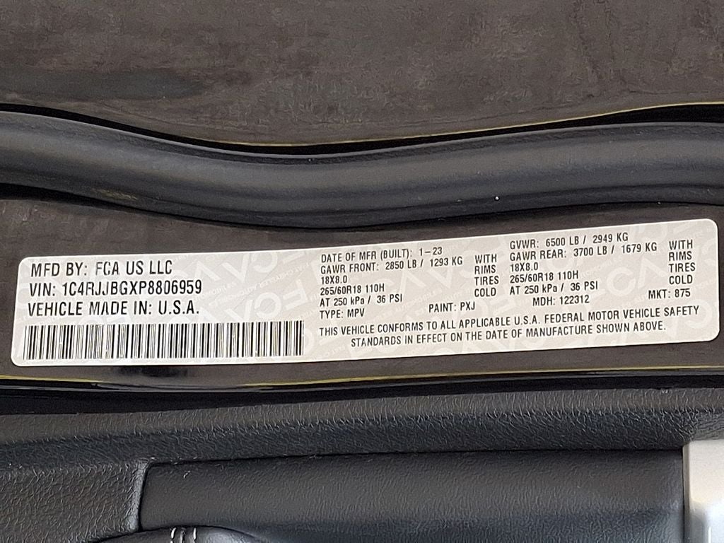 2023 Jeep Grand Cherokee L Limited 4x2