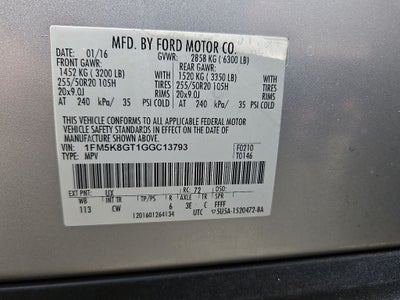 2016 Ford Explorer Sport