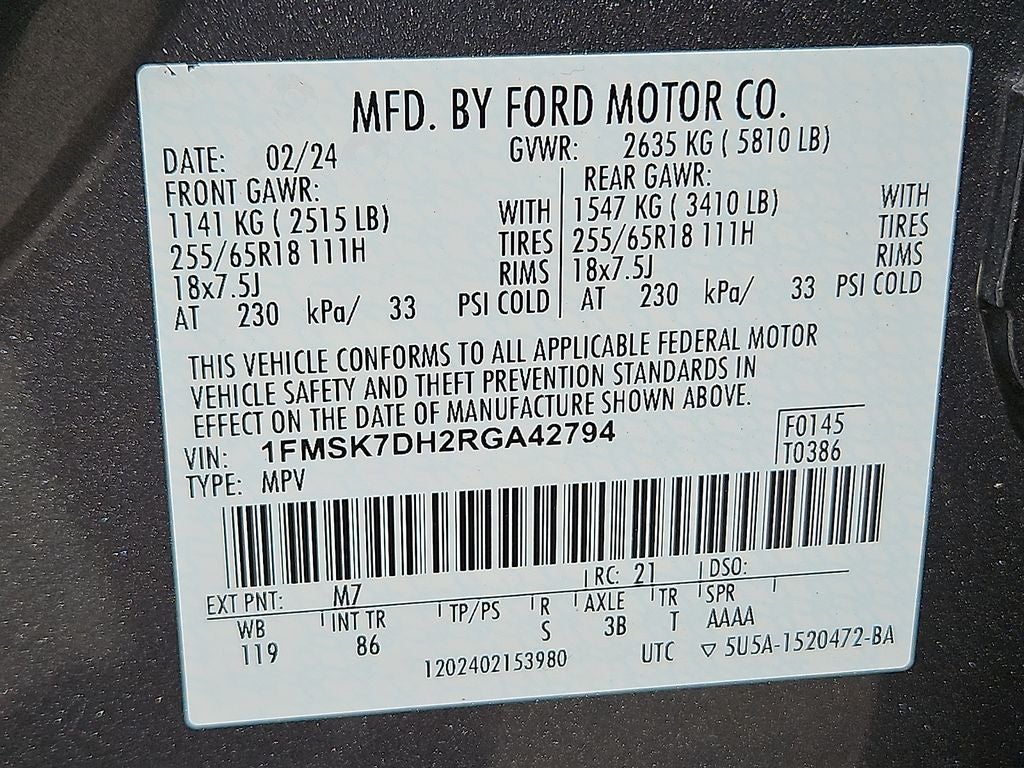 2024 Ford Explorer XLT