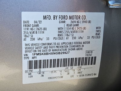 2022 Ford Explorer Base