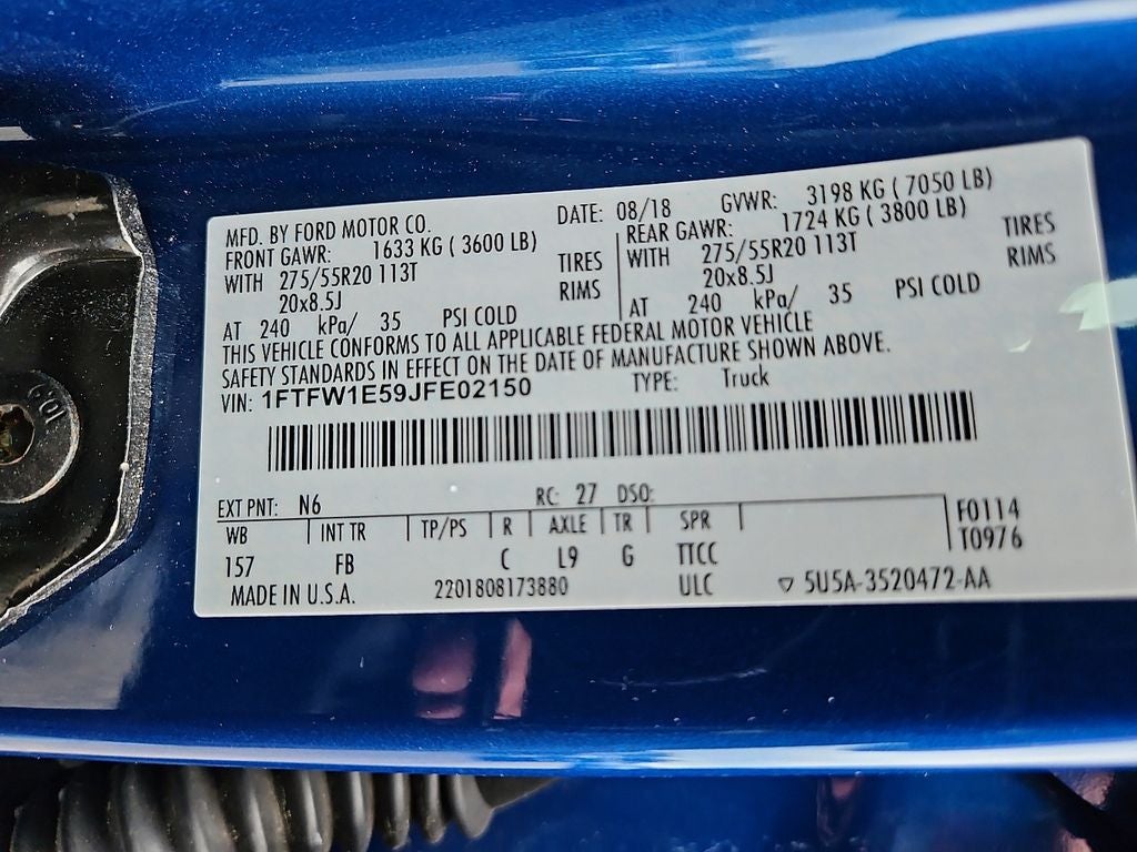 2018 Ford F-150 XLT