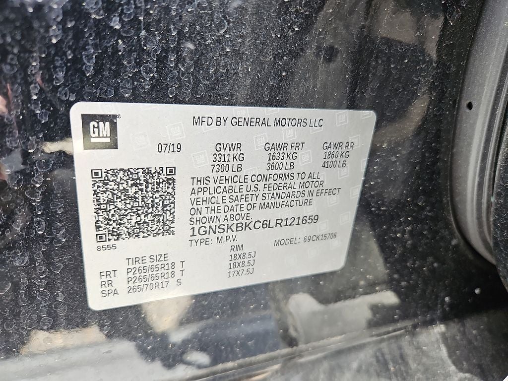 2020 Chevrolet Tahoe 4WD LT