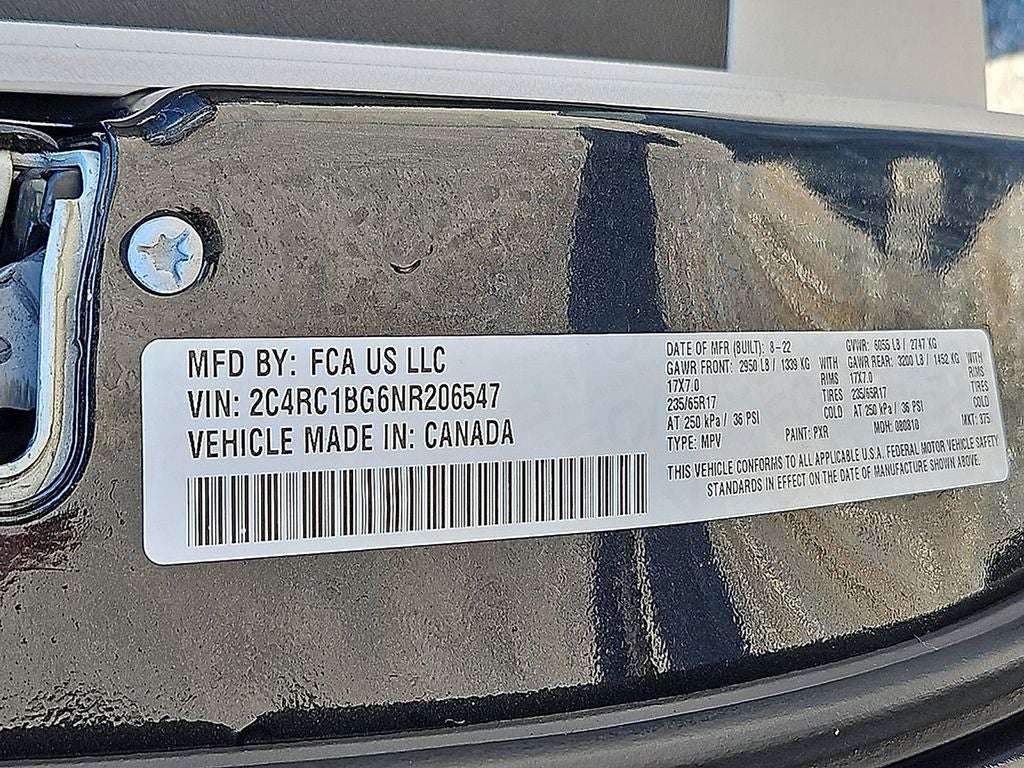 2022 Chrysler Pacifica Touring L