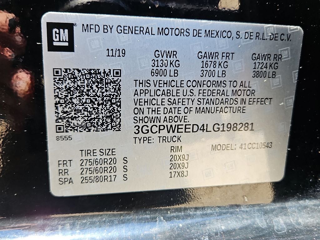 2020 Chevrolet Silverado 1500 2WD Crew Cab Short Bed LTZ