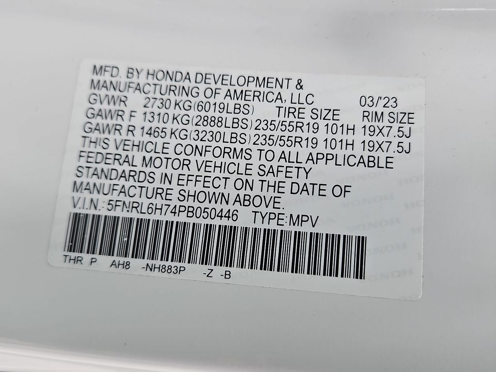 2023 Honda Odyssey Sport