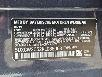 2019 BMW X7 xDrive40i