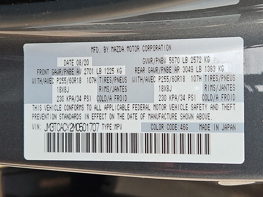 2021 Mazda Mazda CX-9 Touring