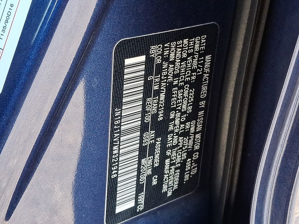 2021 Nissan Rogue Sport S FWD Xtronic CVT