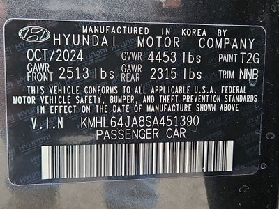 2025 Hyundai Sonata SEL