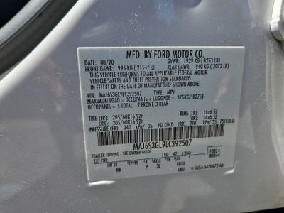 2020 Ford EcoSport SE