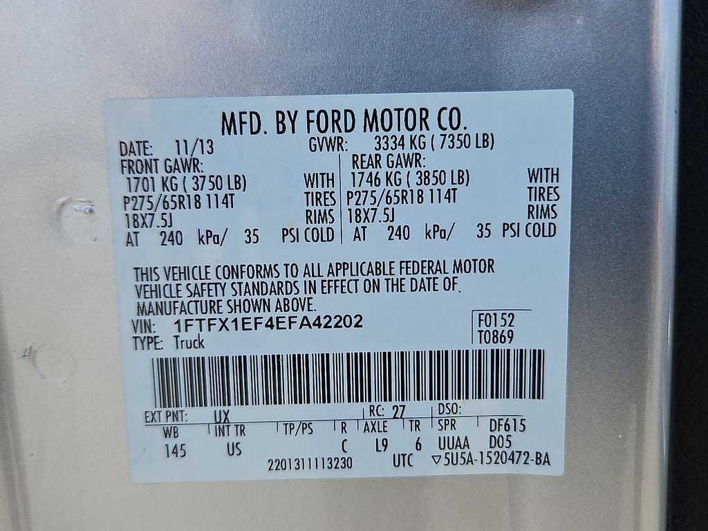 2014 Ford F-150 STX