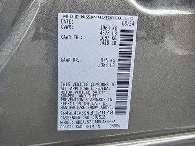 2025 Nissan Altima SR