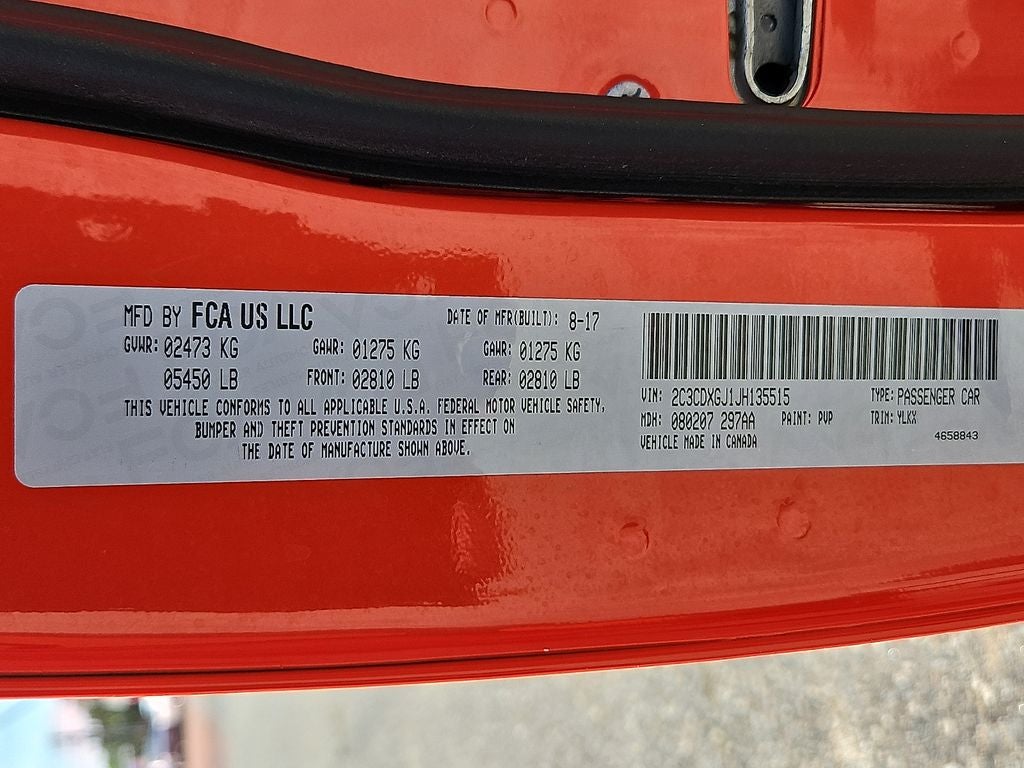 2018 Dodge Charger Daytona 392