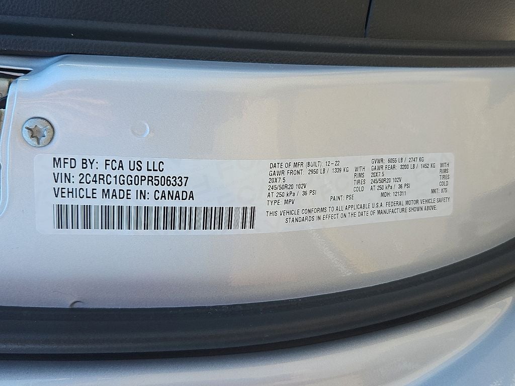 2023 Chrysler Pacifica Limited