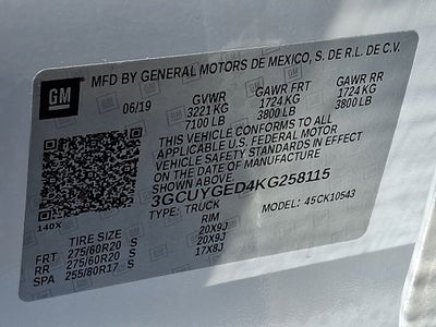 2019 Chevrolet Silverado LTZ