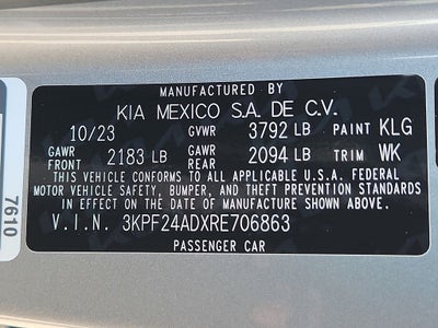 2024 Kia Forte LXS