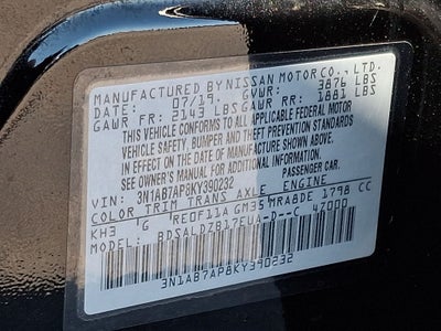 2019 Nissan Sentra SV