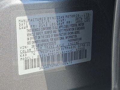 2019 Nissan Sentra SR