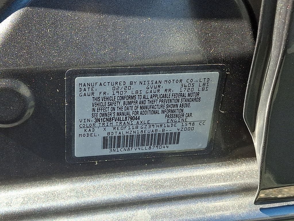 2020 Nissan Versa SR