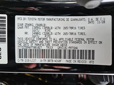 2021 Toyota Tacoma TRD Off Road