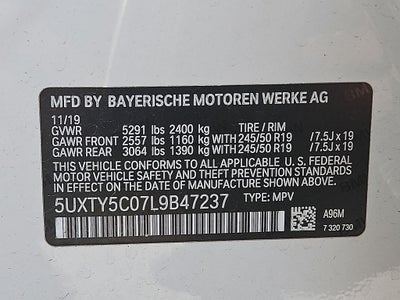 2020 BMW X3 xDrive30i
