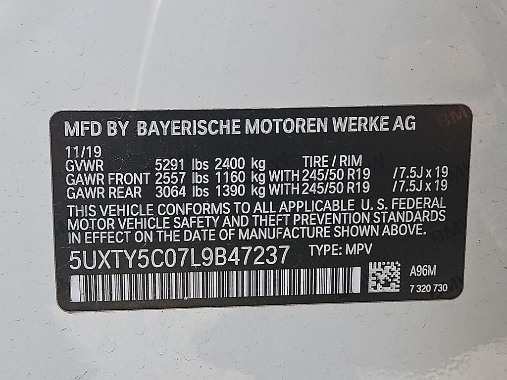 2020 BMW X3 xDrive30i