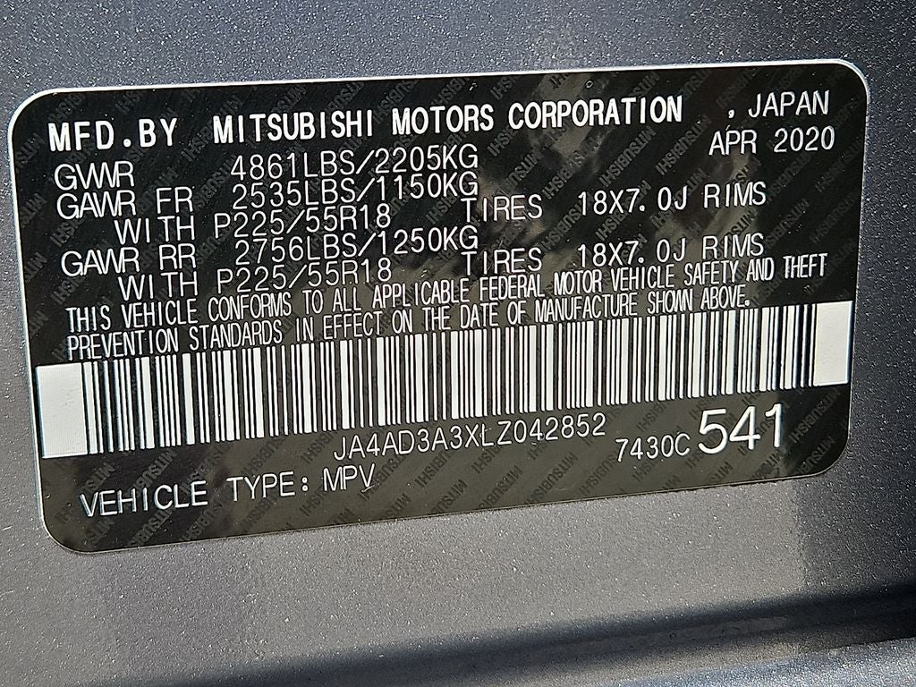 2020 Mitsubishi Outlander LE