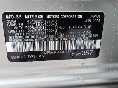 2027 Mitsubishi Outlander Sport S