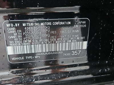 2027 Mitsubishi Outlander Sport ES
