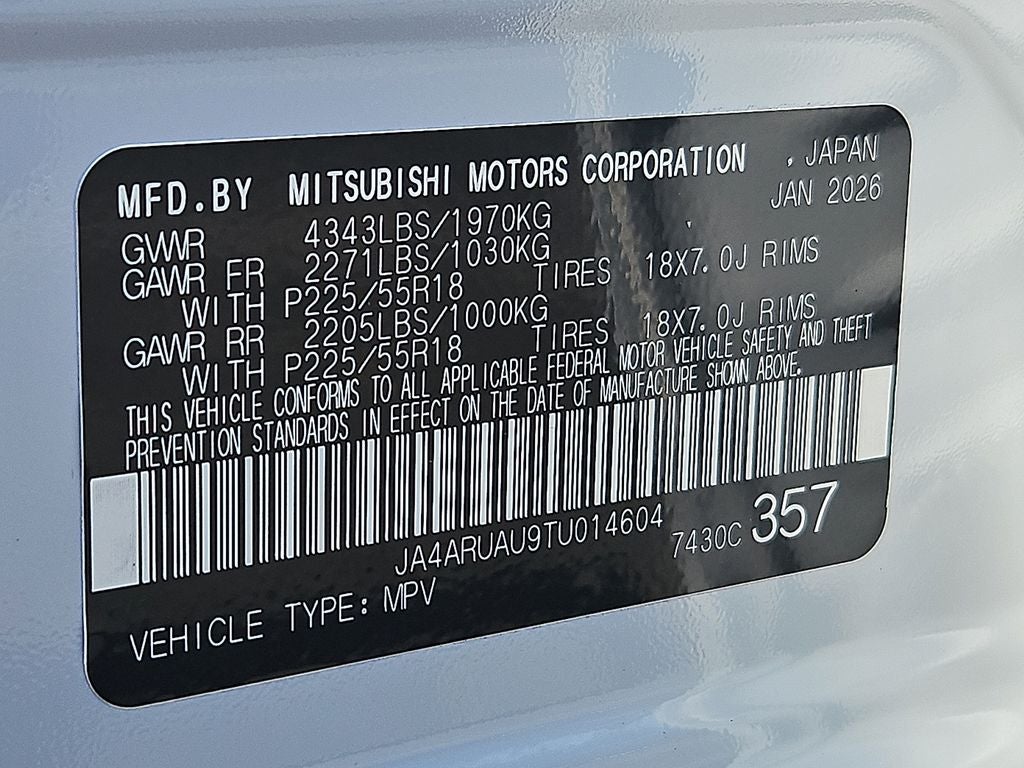 2026 Mitsubishi Outlander Sport S